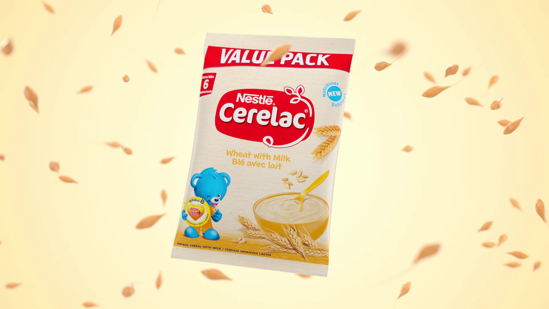 Cerelac refreshed packaging hero frame