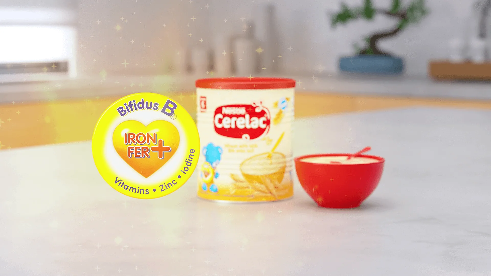 Cerelac product launch opening frame