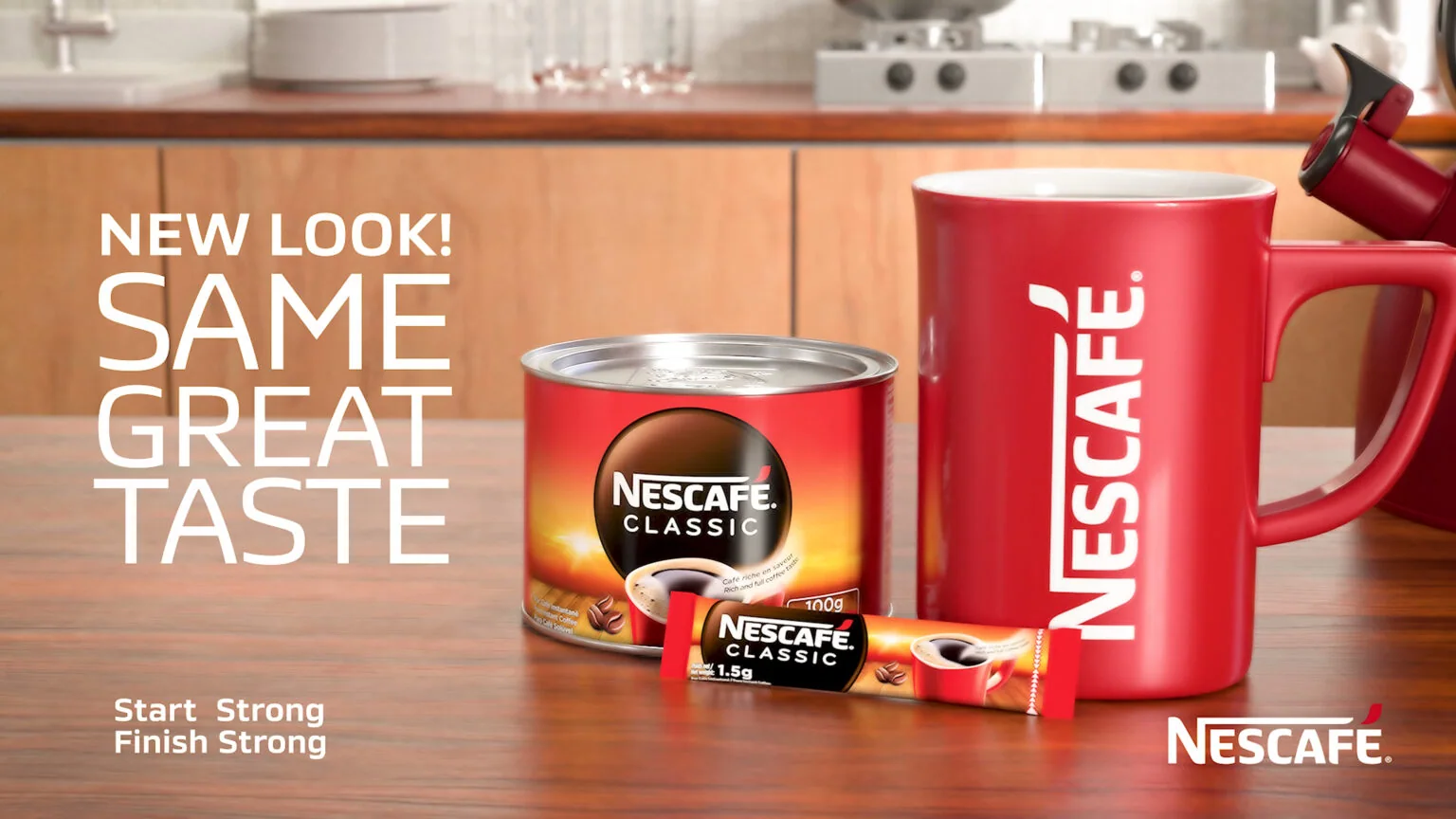 Nescafe Classic Revamp project visual 03
