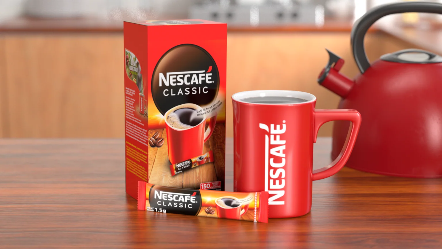 Nescafe Classic Revamp project visual 08